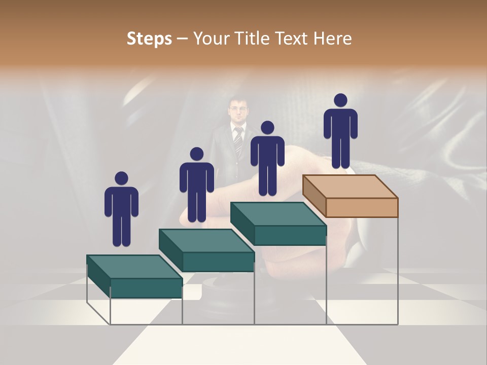 Confidence Looking King PowerPoint Template