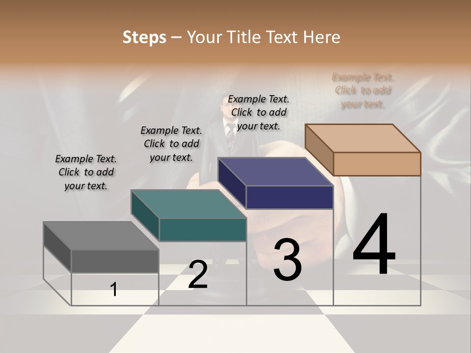 Confidence Looking King PowerPoint Template