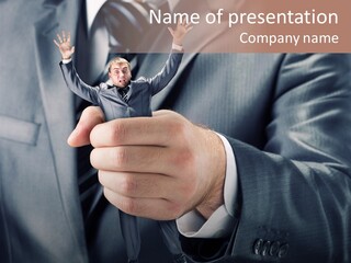 Big Boss Businessman PowerPoint Template