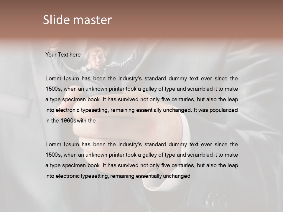 Big Boss Businessman PowerPoint Template