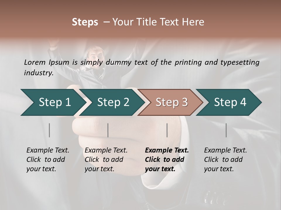 Big Boss Businessman PowerPoint Template