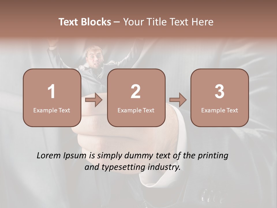 Big Boss Businessman PowerPoint Template