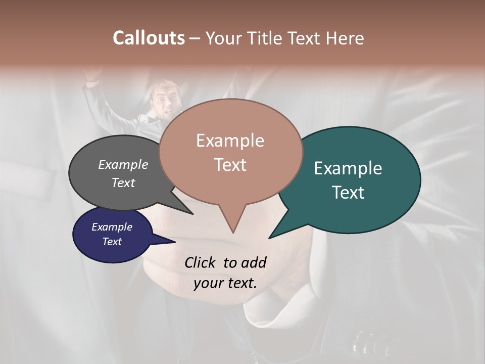 Big Boss Businessman PowerPoint Template