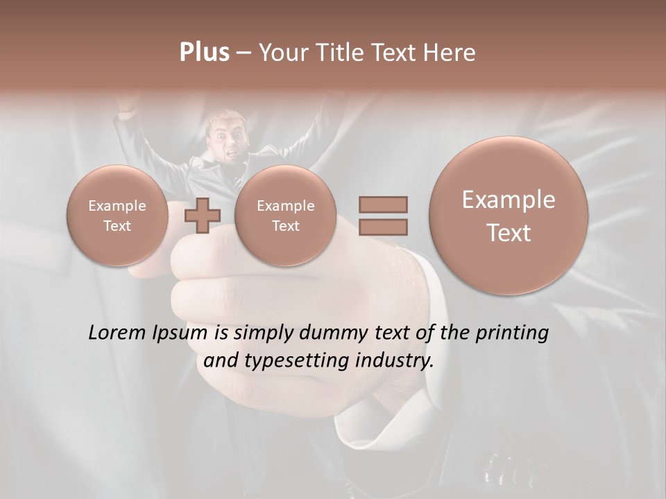 Big Boss Businessman PowerPoint Template