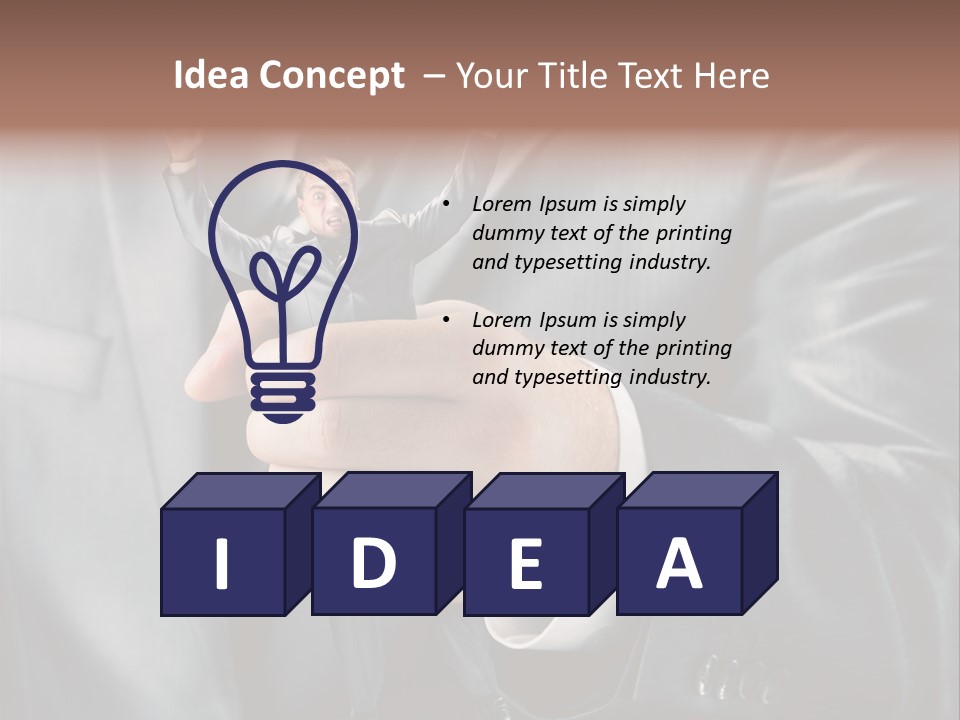 Big Boss Businessman PowerPoint Template