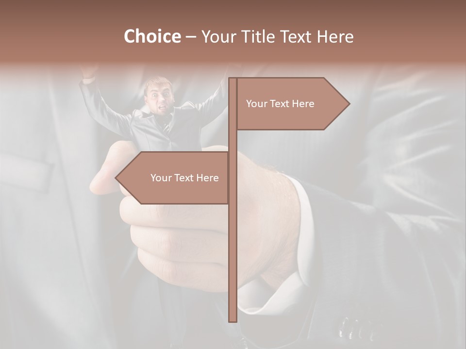 Big Boss Businessman PowerPoint Template