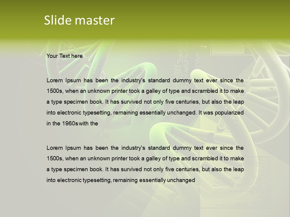 Structure Colour Abstract PowerPoint Template