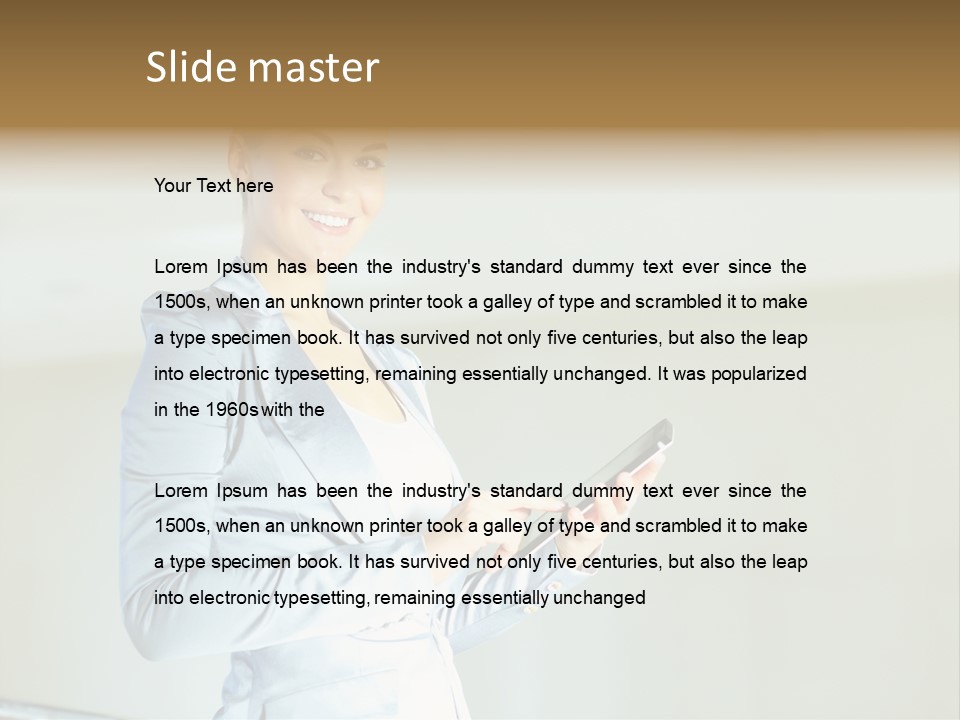 Office Happiness Positive PowerPoint Template