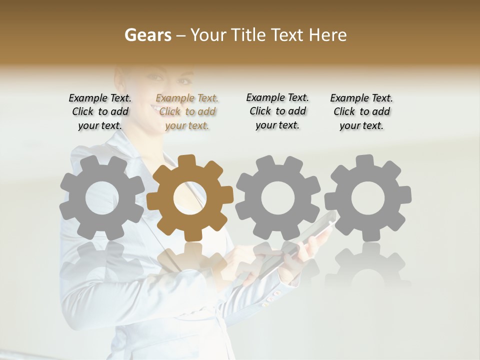 Office Happiness Positive PowerPoint Template