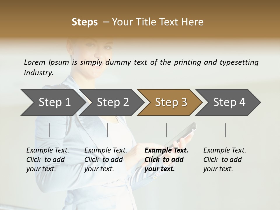 Office Happiness Positive PowerPoint Template