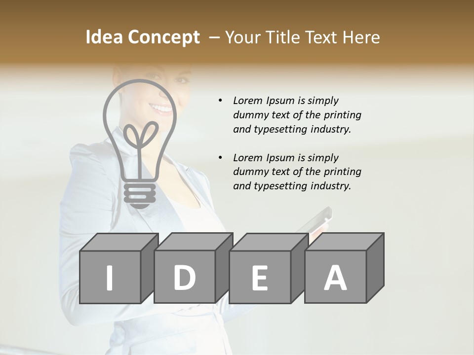 Office Happiness Positive PowerPoint Template