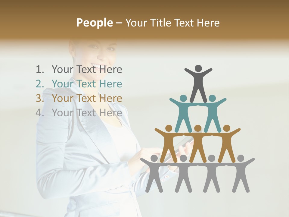 Office Happiness Positive PowerPoint Template