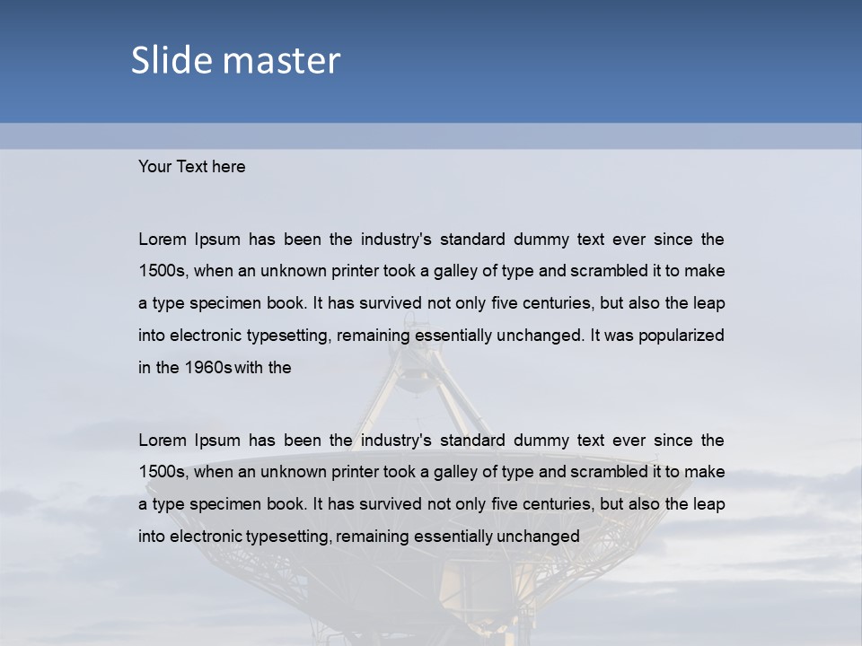 Sky Watching Communication PowerPoint Template