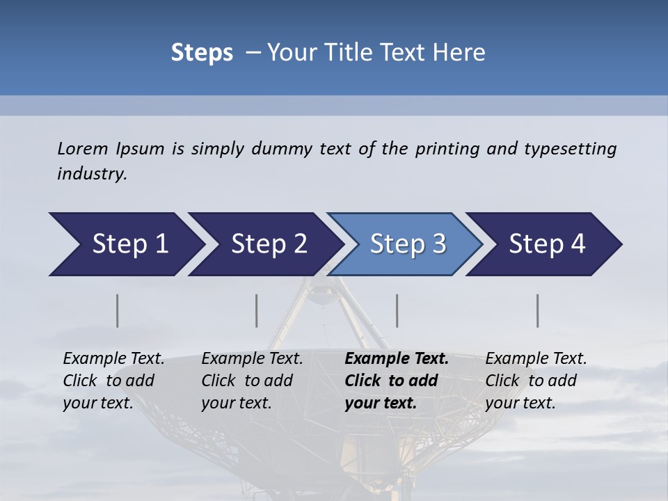 Sky Watching Communication PowerPoint Template