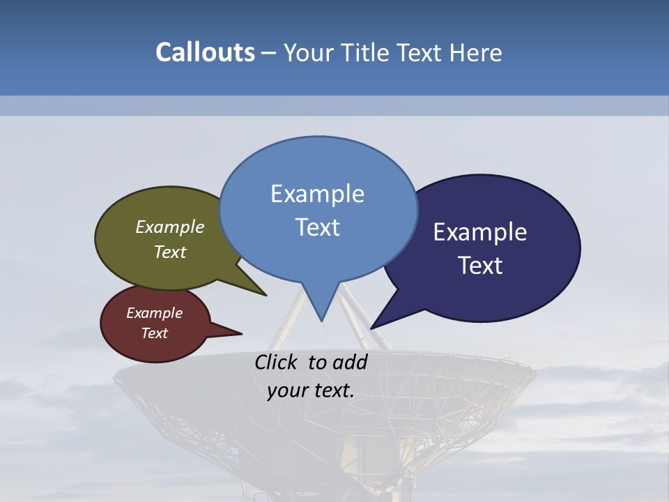 Sky Watching Communication PowerPoint Template