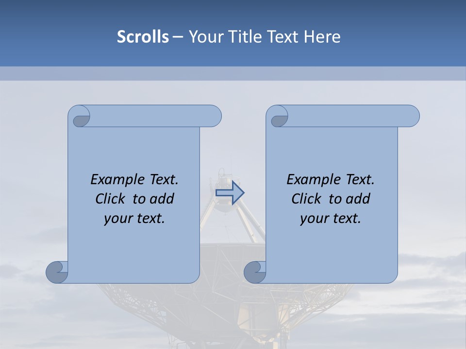 Sky Watching Communication PowerPoint Template