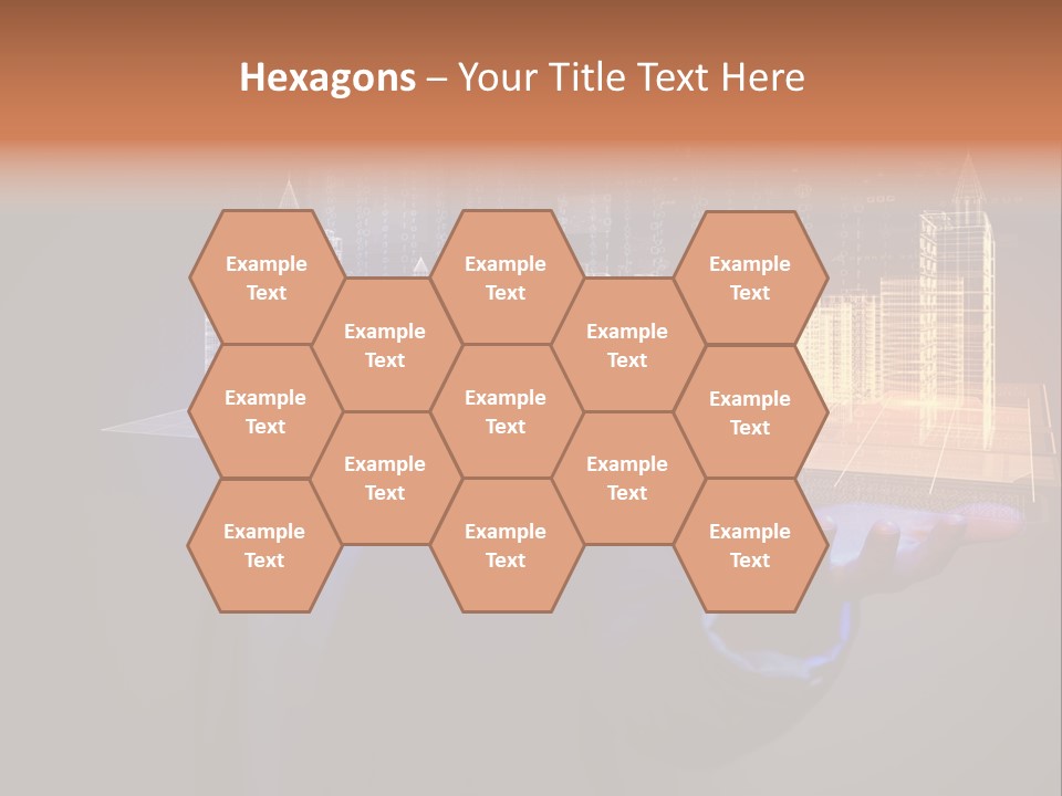 Dusk Office Cityscape PowerPoint Template