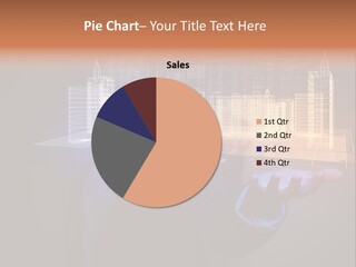 Dusk Office Cityscape PowerPoint Template