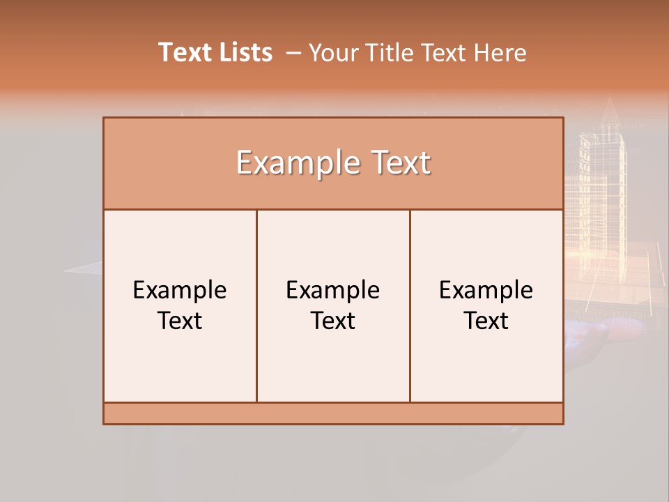 Dusk Office Cityscape PowerPoint Template