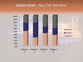 Dusk Office Cityscape PowerPoint Template