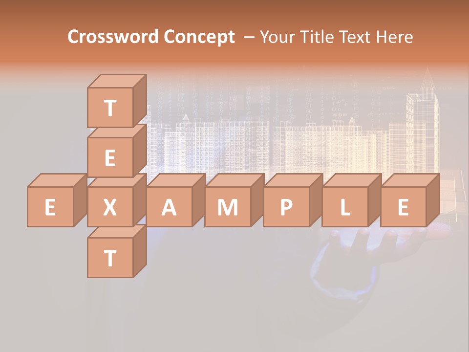Dusk Office Cityscape PowerPoint Template