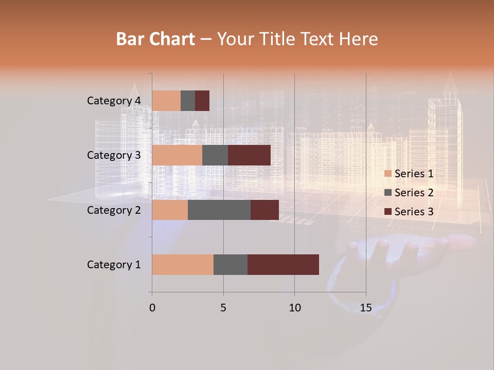 Dusk Office Cityscape PowerPoint Template