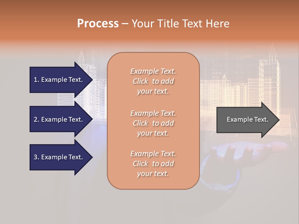 Dusk Office Cityscape PowerPoint Template