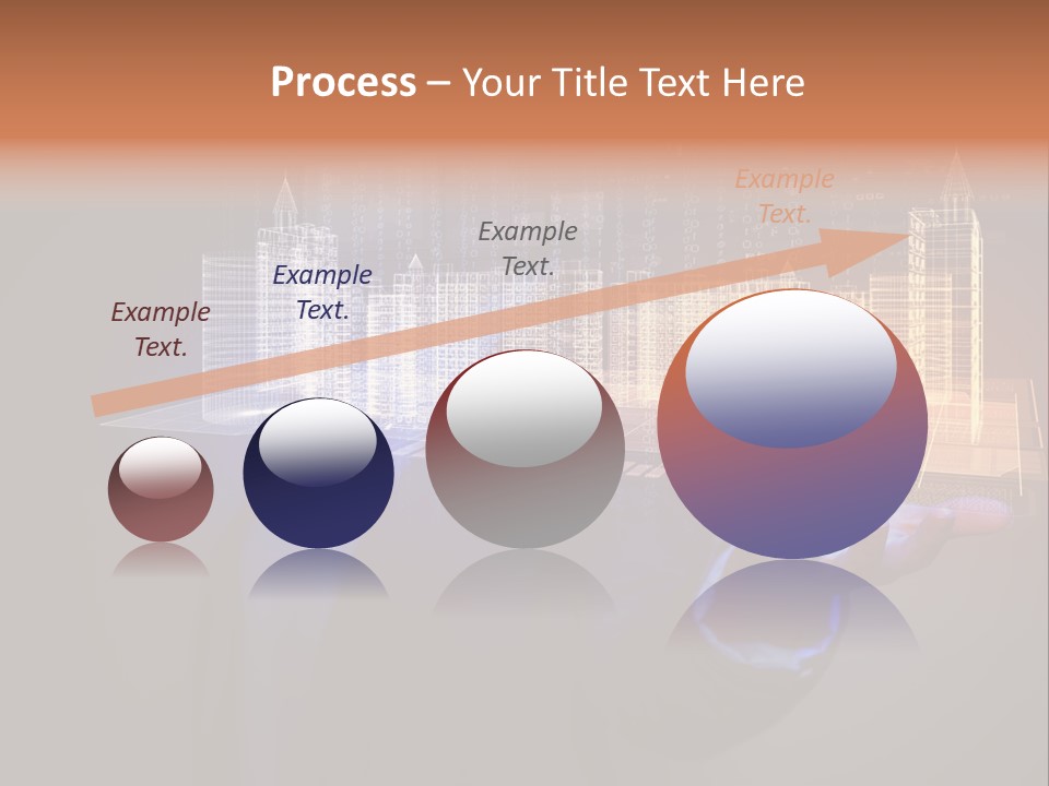 Dusk Office Cityscape PowerPoint Template