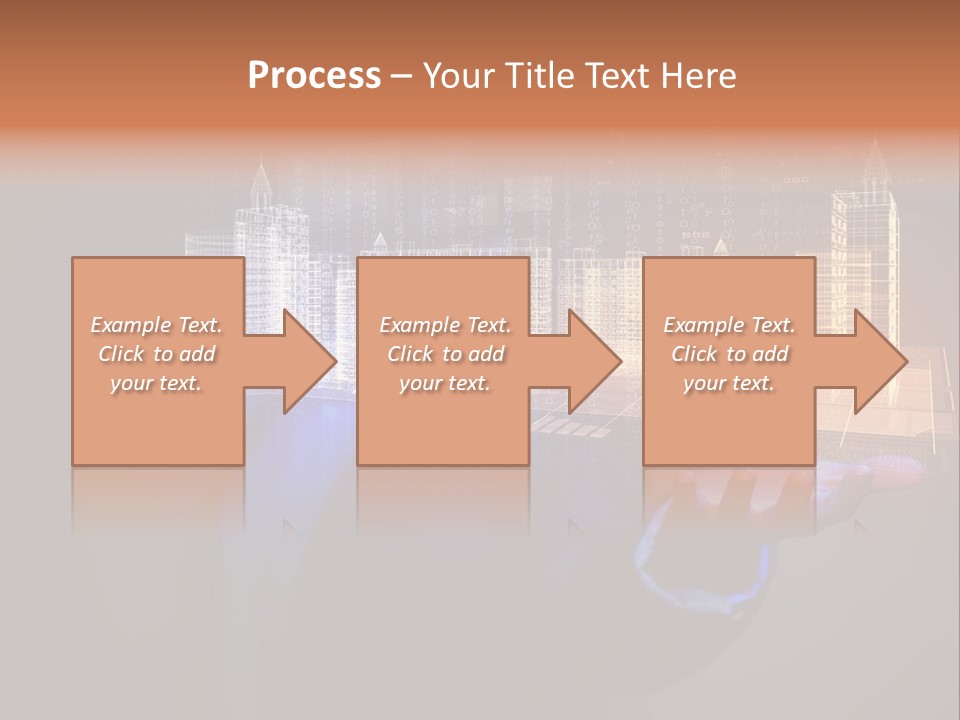 Dusk Office Cityscape PowerPoint Template