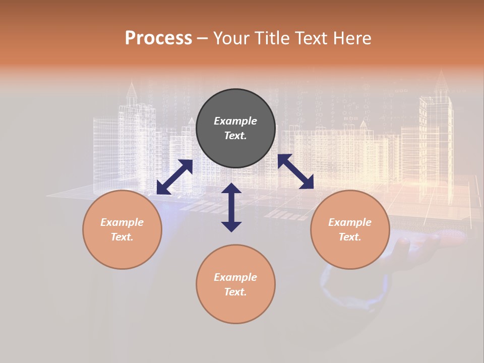 Dusk Office Cityscape PowerPoint Template