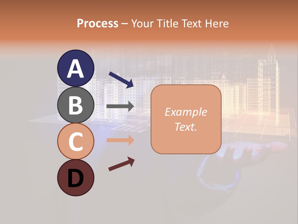 Dusk Office Cityscape PowerPoint Template