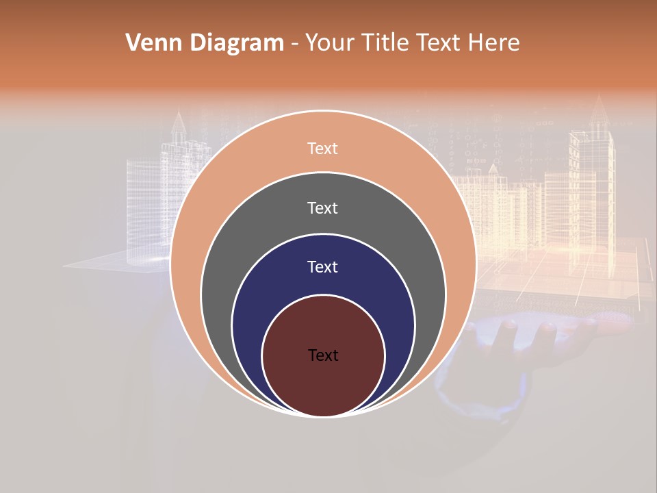Dusk Office Cityscape PowerPoint Template