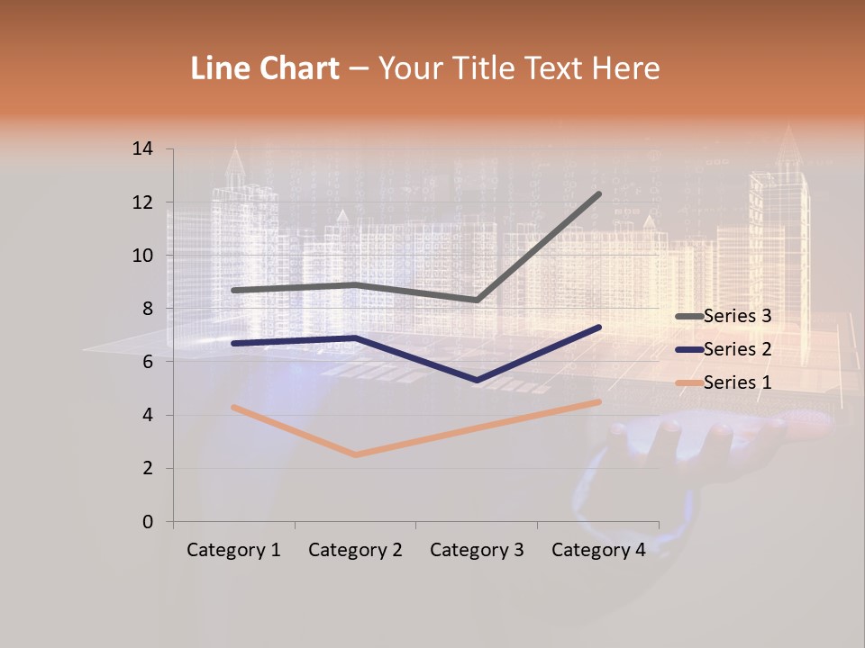 Dusk Office Cityscape PowerPoint Template