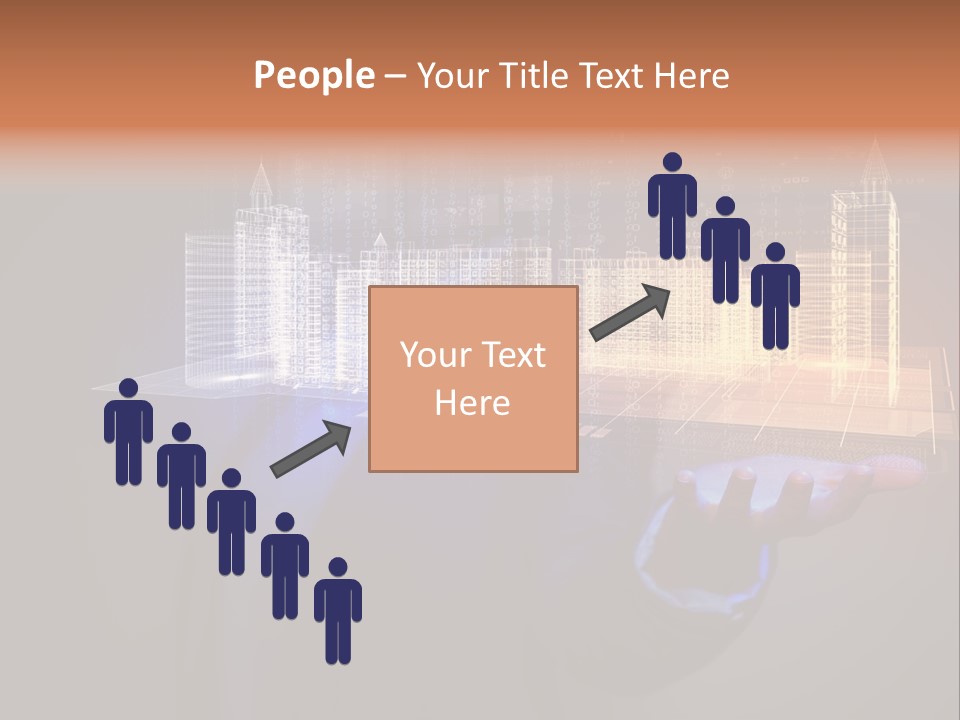 Dusk Office Cityscape PowerPoint Template