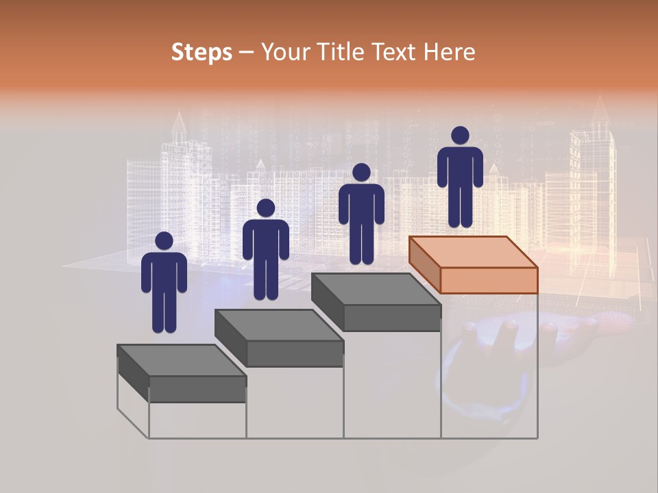 Dusk Office Cityscape PowerPoint Template