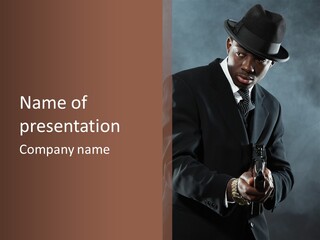 Boss Young Black PowerPoint Template