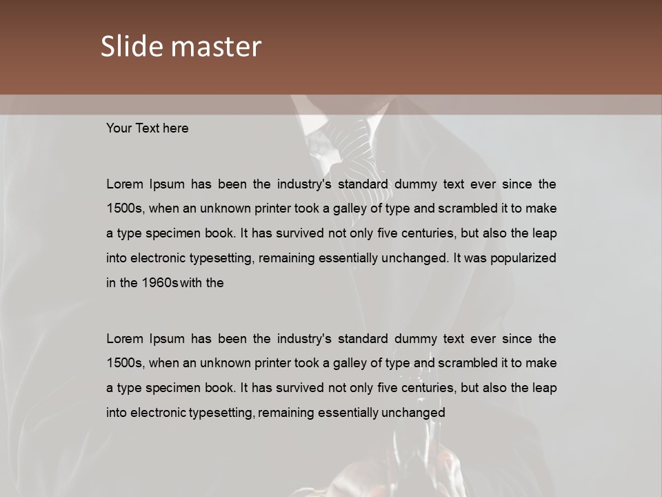 Boss Young Black PowerPoint Template