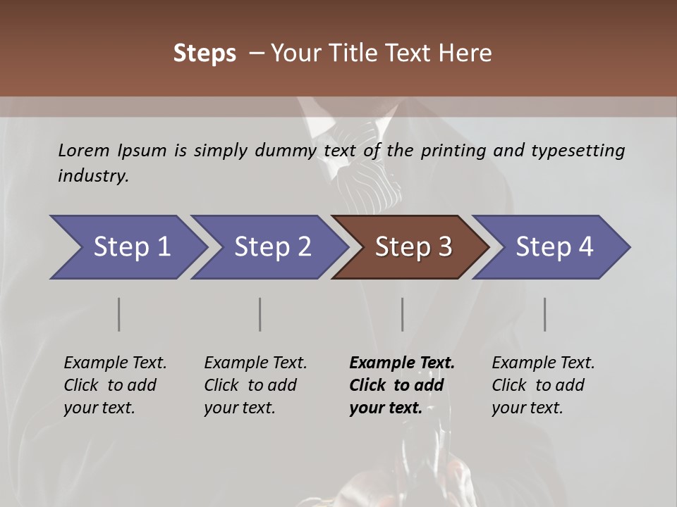 Boss Young Black PowerPoint Template