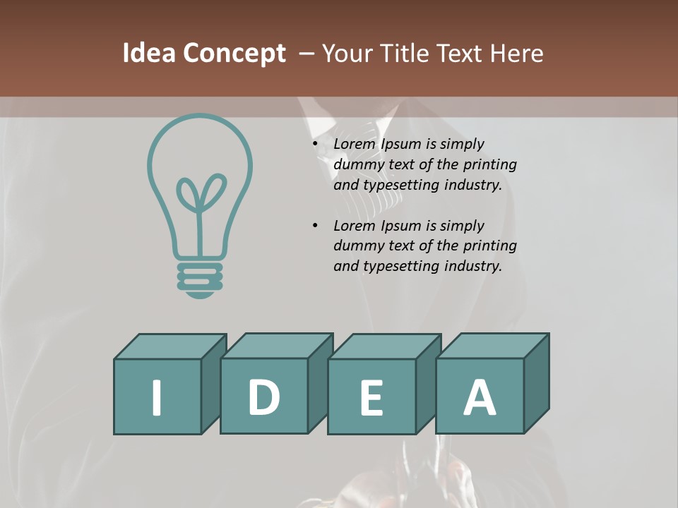 Boss Young Black PowerPoint Template