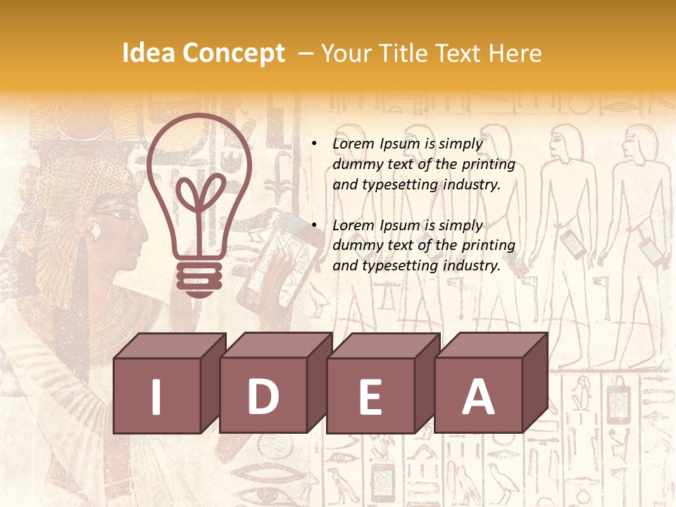 Digital Telephone Pharaoh PowerPoint Template
