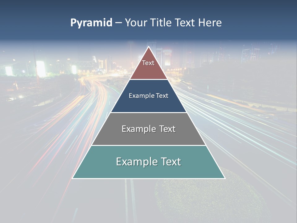 Landscape Way Asphalt PowerPoint Template