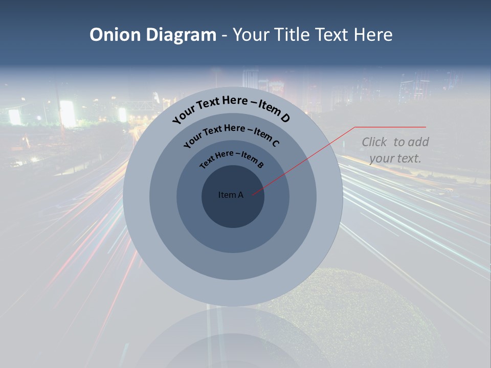 Landscape Way Asphalt PowerPoint Template