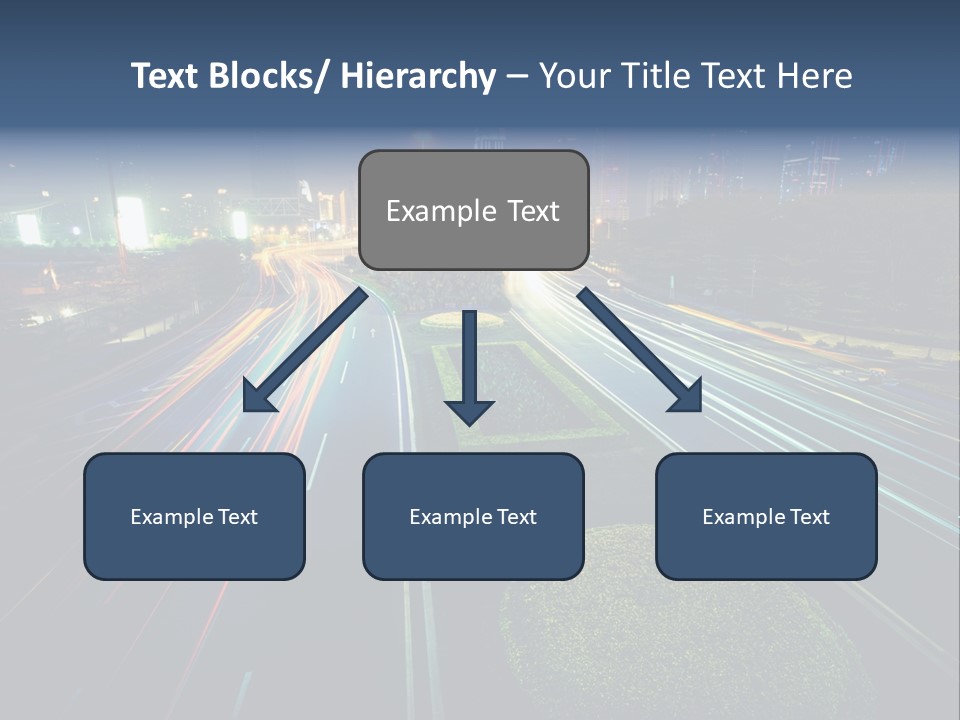 Landscape Way Asphalt PowerPoint Template
