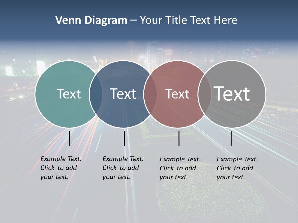 Landscape Way Asphalt PowerPoint Template