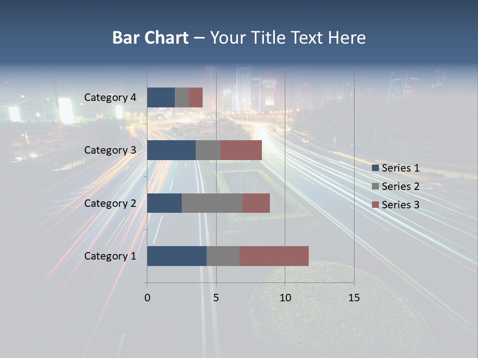 Landscape Way Asphalt PowerPoint Template