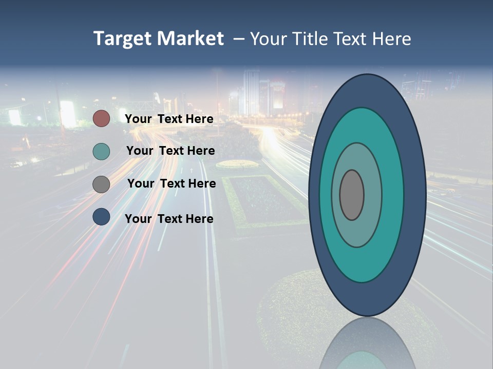 Landscape Way Asphalt PowerPoint Template