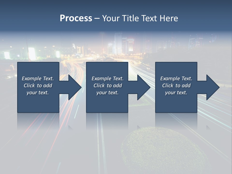 Landscape Way Asphalt PowerPoint Template