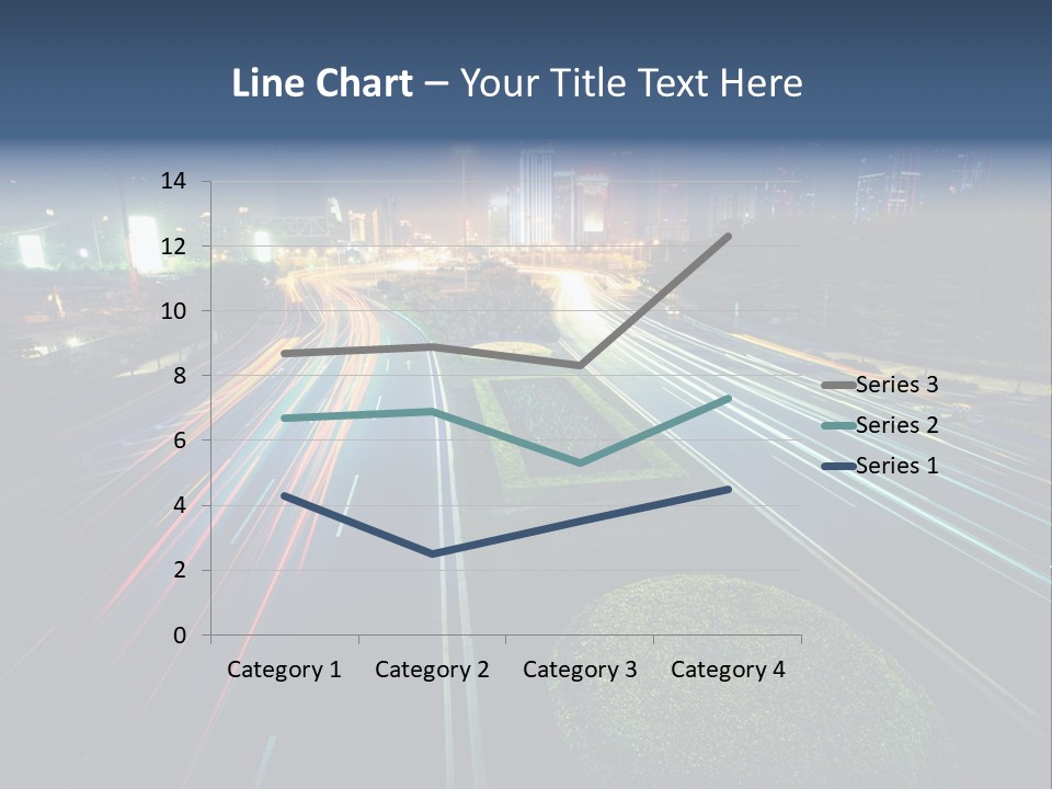 Landscape Way Asphalt PowerPoint Template