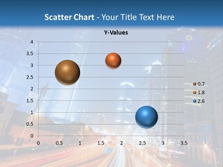 Highway City Trail PowerPoint Template