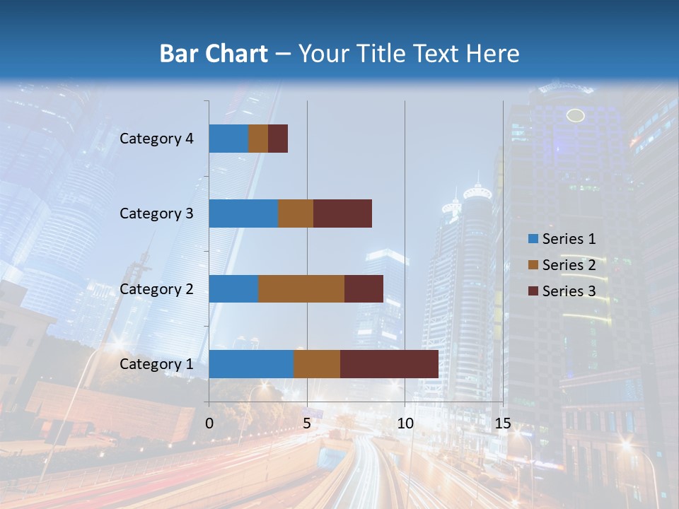 Highway City Trail PowerPoint Template